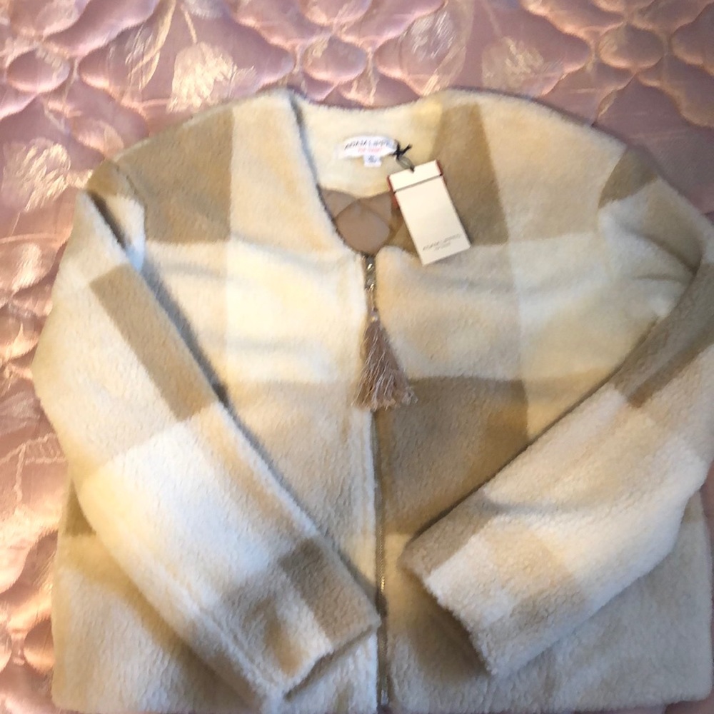 NEW NWT Adam Lippes for Target colorblock zipped jacket. Size XS